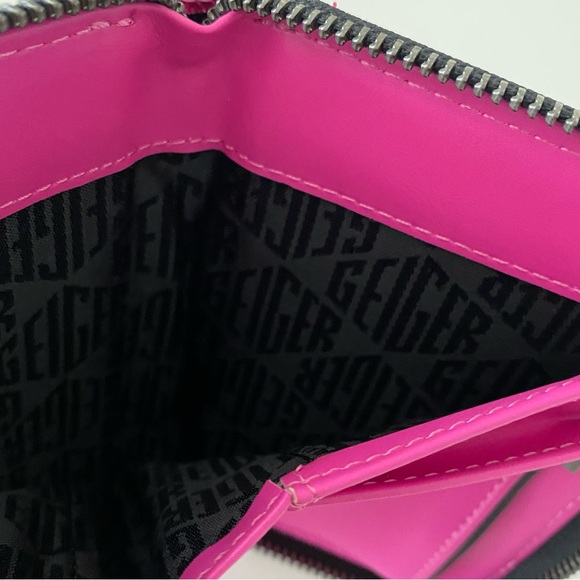 Kurt Geiger Pink Quilted Wallet - Picture 6 of 9